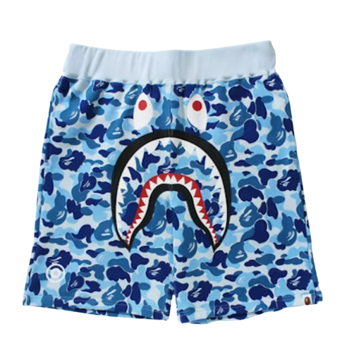 BAPE ABC Shark Sweat Shorts Blue